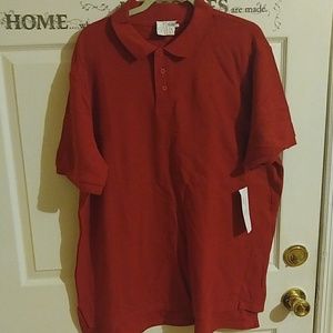 PRO WEST RED POLO COTTON SHIRT SIZE XXL